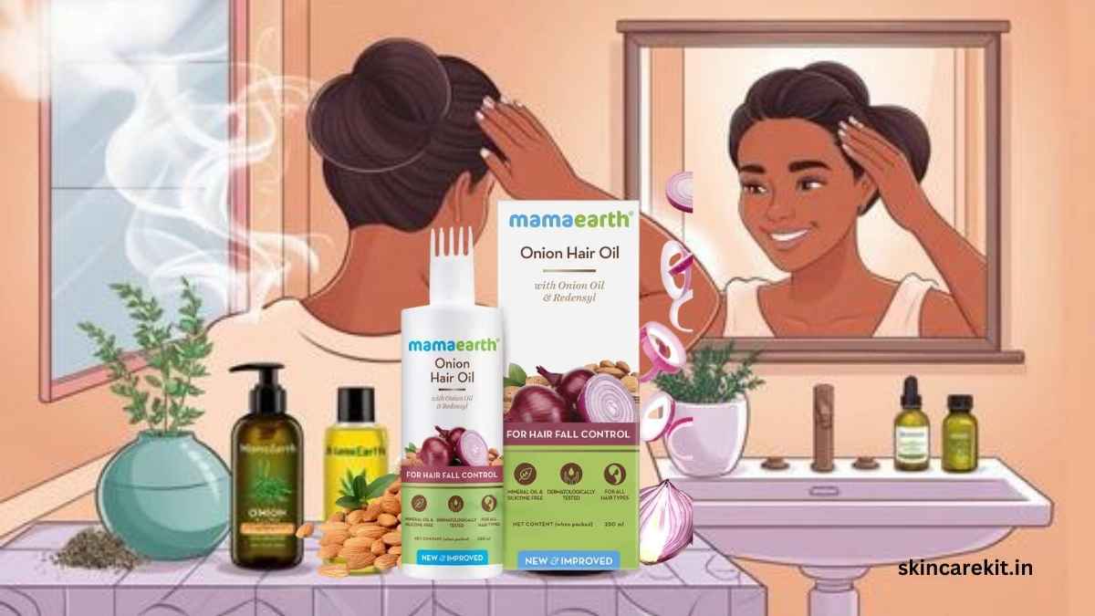 Mamaearth onion hair oil